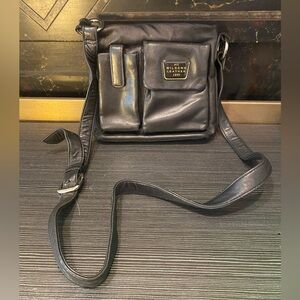 PRISTINE Wilson’s Leather Black Crossbody Satchel